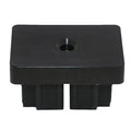 Del Ponti eindstuk 50×30 mm – Ø60 mm – Zwart