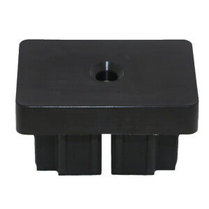 Del Ponti eindstuk 50×30 mm – Ø60 mm – Zwart