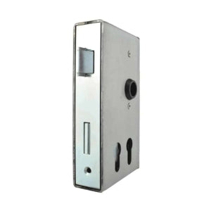 Bever slotkast met elektrolytisch verzinkt slot – Links – Dubbele cilinder – 40 mm