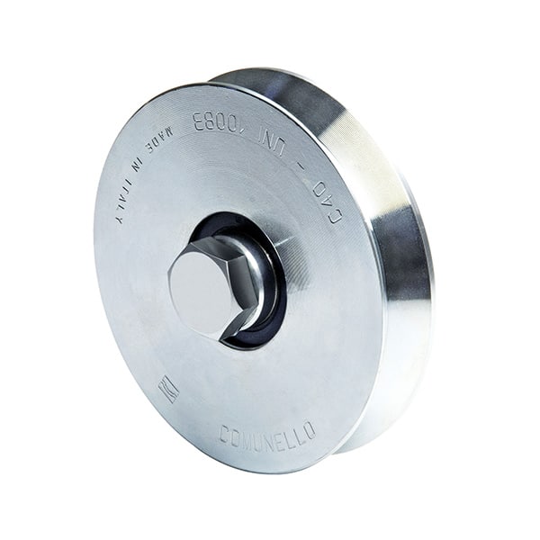 Comunello wiel met V-groef