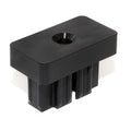 Del Ponti eindstuk 40×20 mm – Zwart