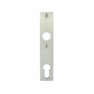 Bever schild voor slotkasten – 156x32x6 mm – Recht – RVS